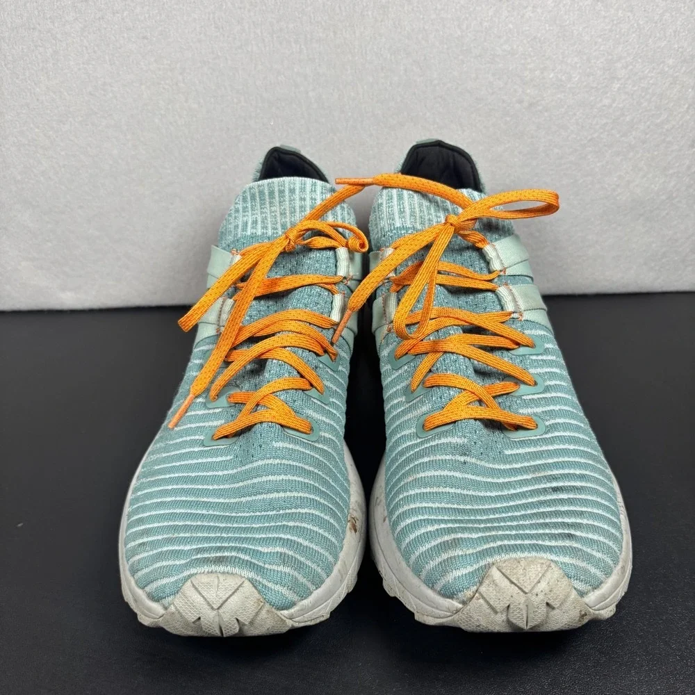 Merrell Embark Lace Mens 13 Blue Orange Trail Running Shoes Vibram Knit J067217